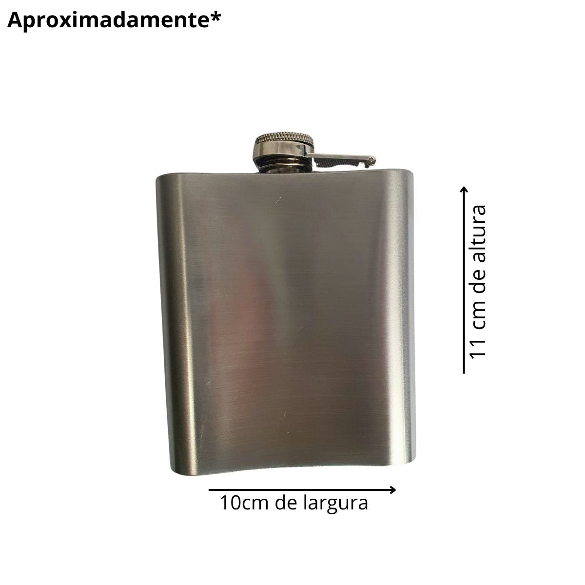 Kit Cantil De Bolso Copo/abridor/funil - Estojo Modelo Livro Kit Cantil De Bolso Copo/abridor/funil - Estojo Modelo Livro